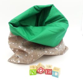 Sac cadeaux de Noël zéro déchet