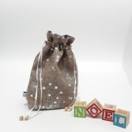 Sac cadeaux de Noël réutilisable