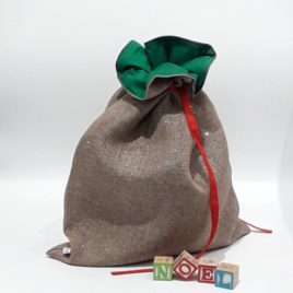 Sac cadeaux de Noël réutilisable