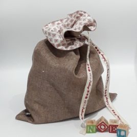 Sac cadeaux de Noël réutilisable