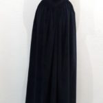 Tablier breton velours bleu