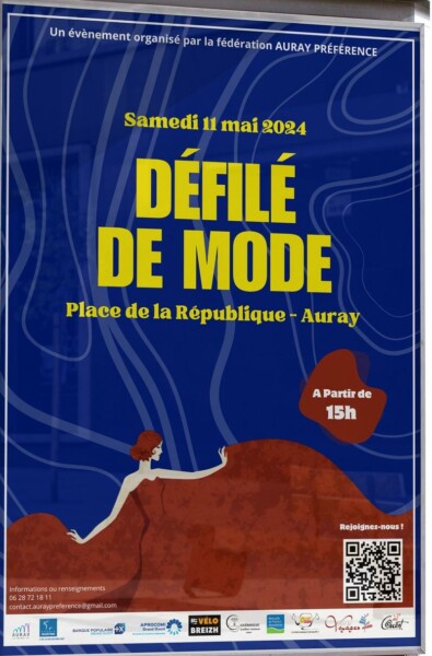 Affiche défilé Auray 11 mai 2024