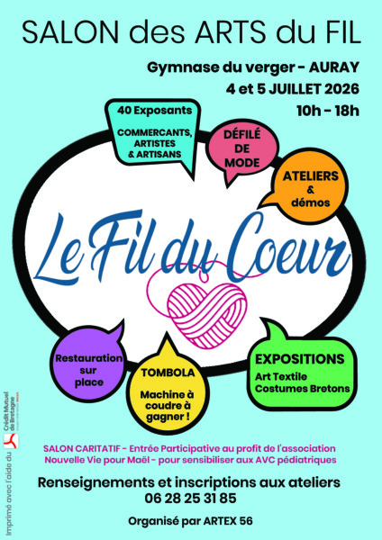 Marché de créateurs Auray 4 et 5 juillet 2026